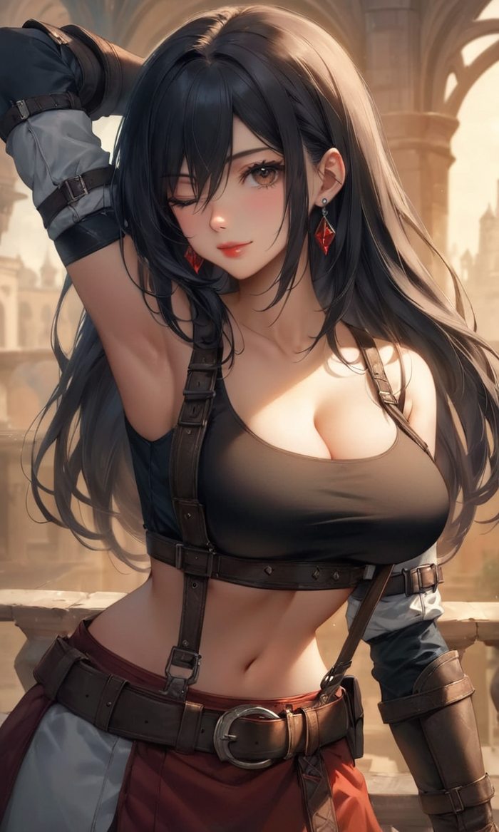 Tifa Lockhart Final Fantasy , , Tifa Lockhart, Final Fantasy, , Game Art, ,  